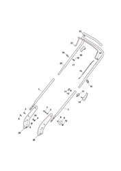 liner-16 atco-petrol-roller-lawnmowers part diagram