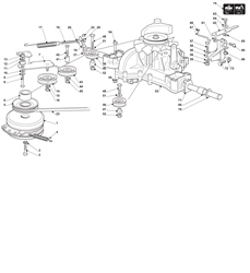 xg135hd castel-twincut part diagram