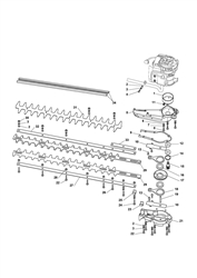 xhj550-hedge-trimmer hedge-trimmers part diagram
