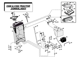 c500-c350-kohler c-series-lawn-tractors part diagram