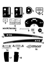 countax-x-series-rider x-series-tractors part diagram
