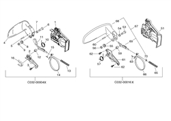 echo-cs-2600-chainsaw echo-petrol-chainsaws part diagram
