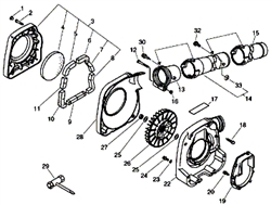 pb-24ln echo-blowervacs part diagram