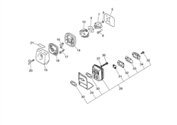 ppf-2100 echo-brushcutters-trimmers part diagram