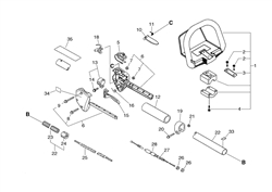 ppsr-2433 echo-brushcutters-trimmers part diagram