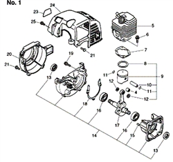 srm-2400 echo-brushcutters-trimmers part diagram