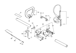 srm-2600 echo-brushcutters-trimmers part diagram