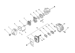 srm-2655si echo-brushcutters-trimmers part diagram