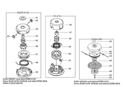 srm-3155 echo-brushcutters-trimmers part diagram