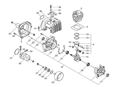 srm-4000si echo-brushcutters-trimmers part diagram