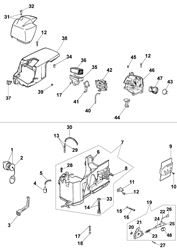 138 efco-petrol-chainsaws part diagram