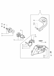 140 efco-petrol-chainsaws part diagram
