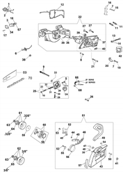 156 efco-petrol-chainsaws part diagram