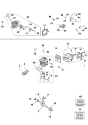 181 efco-petrol-chainsaws part diagram