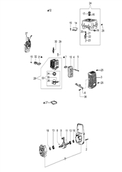 pa1050 efco-water-pumps part diagram