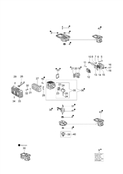 tr1551 efco-augers part diagram