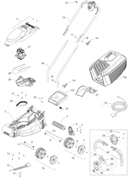 speedimo flymo-electric-rotary-mowers part diagram