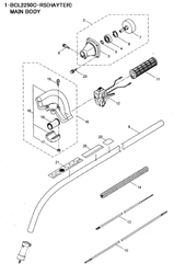 460c-brushcutter brushcutters-2 part diagram