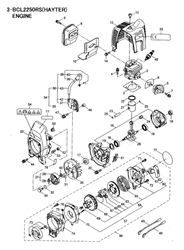 461a-brushcutter brushcutters-2 part diagram