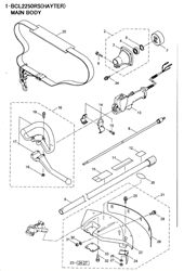 461c-brushcutter brushcutters-2 part diagram