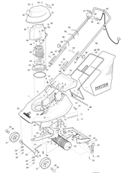 harrier-41-309-lawnmower harrier-41-lawnmowers part diagram