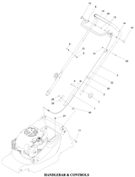 harrier-41-374-push harrier-41-lawnmowers part diagram