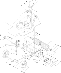 harrier-41-376-autodrive harrier-41-lawnmowers part diagram