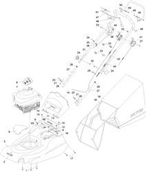 harrier-48-blade-brake harrier-48-lawnmowers part diagram