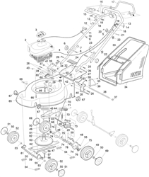 motif-53-autodrive hayter-petrol-rotary-mowers part diagram