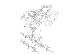 ranger-3-in-1 hayter-petrol-rotary-mowers part diagram