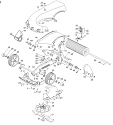 spirit-41-electric spirit-lawnmowers part diagram