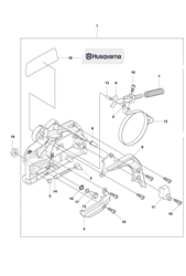 husqvarna-445e-chainsaw husqvarna-petrol-chainsaws part diagram