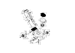 husqvarna-m50-s-lawnmower husqvarna-petrol-rotary-mowers part diagram