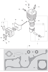 k1250-rail power-cutters part diagram