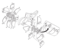 tr460-dual husqvarna-cultivators--rotavators part diagram