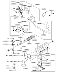 kbh27b cow-handle-brushcutters part diagram