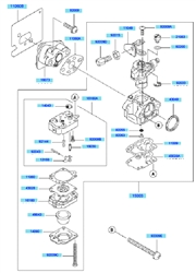 kbh43a cow-handle-brushcutters part diagram