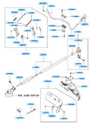 kbh45b cow-handle-brushcutters part diagram