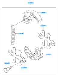 kbh48a cow-handle-brushcutters part diagram