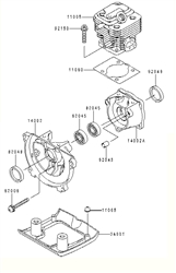 kbl26a loop-handle-brushcutters part diagram