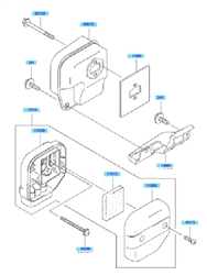 kbl43a loop-handle-brushcutters part diagram