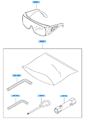 kbl45a loop-handle-brushcutters part diagram