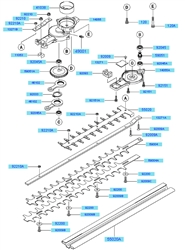 khd600b hedge-trimmers-2 part diagram