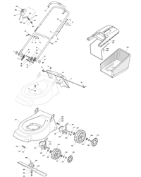 4320hp mountfield-petrol-rotary-mowers part diagram