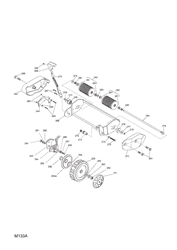 461r-hp mountfield-petrol-rotary-roller part diagram