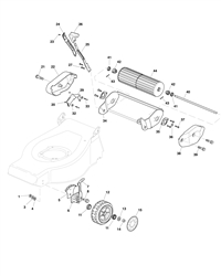 464rpd-es mountfield-petrol-rotary-mowers part diagram