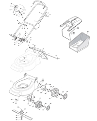 4830hp mountfield-petrol-rotary-mowers part diagram