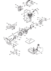 4d5dff9c-8654-4872-b84e petrol-brushcutter-mountfield part diagram