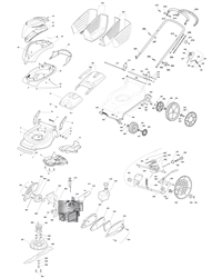 5310-bw-silent mountfield-petrol-rotary-mowers part diagram