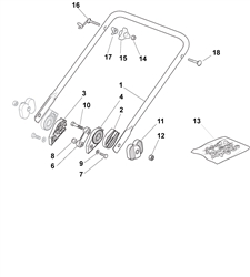 5310pd mountfield-petrol-rotary-mowers part diagram